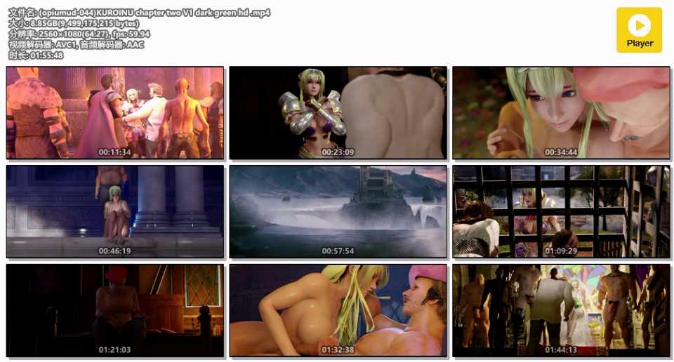 [3D动画/无码/中文字幕] opiumud-044  黑兽2 高洁圣骑士艾丽西娅 淫欲盛宴 [10G/多空/BD]