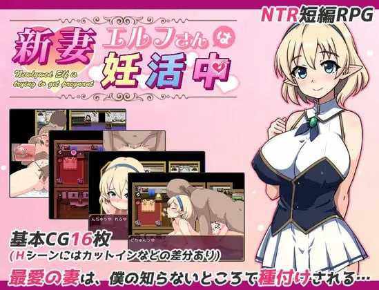 【RPG/调教/PC】年轻的精灵新妻正在备孕中/新妻エルフさんは妊活中 AI汉化版