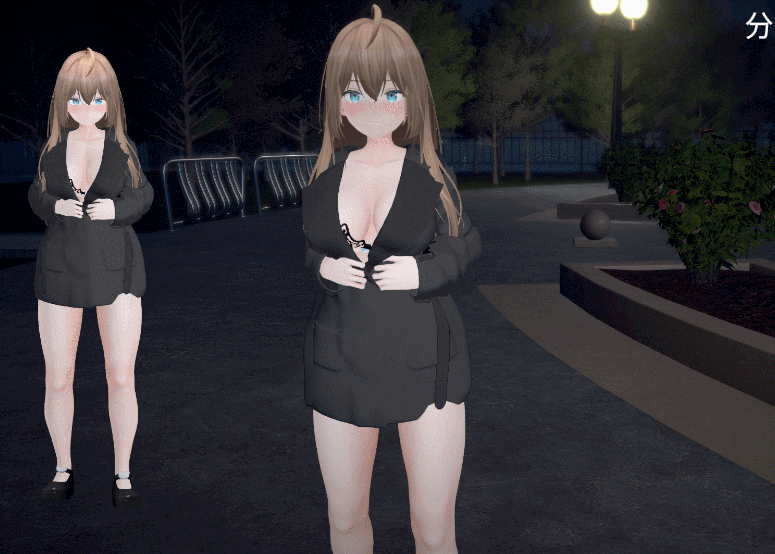 【ACT/3D/动态/PC】户外露出少女莉娜 野外露出 官方中文版【1.56G】