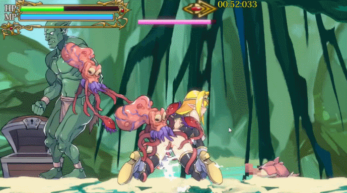 【ACT/生肉/动态/PC】エルフの剣士と淫獣の巣窟精【80M】