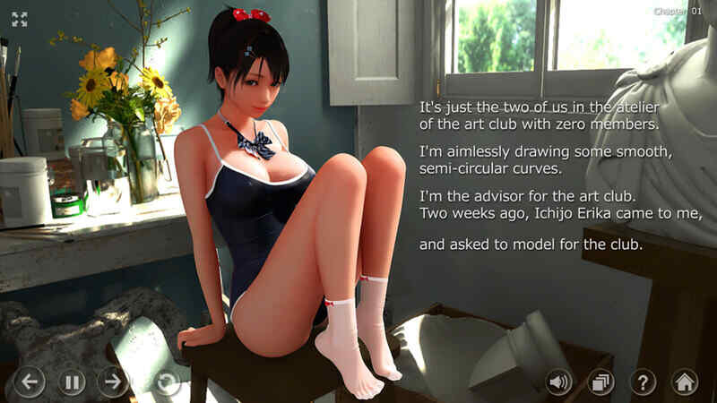 更新6.17[互动SLG/3D作品/动态] 秘密画室 秘密のアトリエ V2.3 官方中文步兵版 [6.90G]
