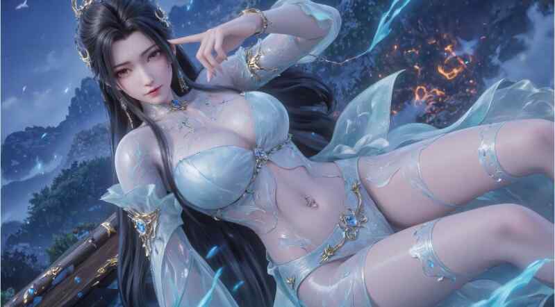 【AI图包】国漫女神们的柔飒交织×神性与性感对冲 4K大图【322M】
