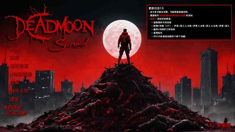 【亚洲SLG/汉化/完结】死月生存v1.0完结 AI版【PC+安卓/6.25G/更新】
