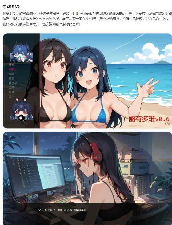 【PC+安卓/日系SLG/AI汉化/2D】能有多难How Hard Can It Really Be? v0.6 AI汉化版【0.65G/更新】
