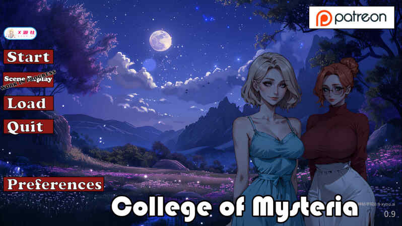 [SLG/无码汉化/NTR] 神秘学院/College of Mysteria Ver0.9 AI汉化 [1G/BD/FM]