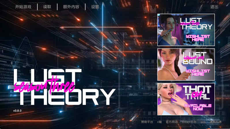 【欧美SLG/汉化/动态】欲望理论S3v0.8.0 汉化版【PC+安卓/2.53G/更新】