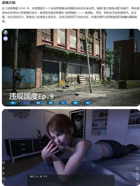 【PC+安卓/欧美SLG/AI汉化/2D】违规国度Violation Nation EP.9 AI汉化版【1.36G/更新】