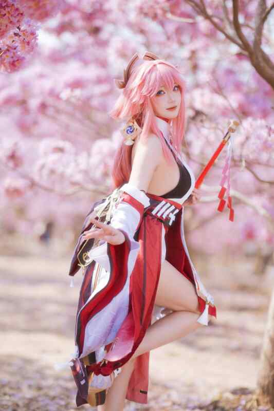 【迅雷网盘】【COS】#瓜希酱 - 原神 八重神子