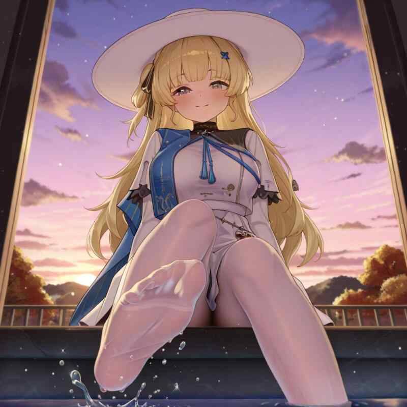 菲比_秋日泡脚（12P）