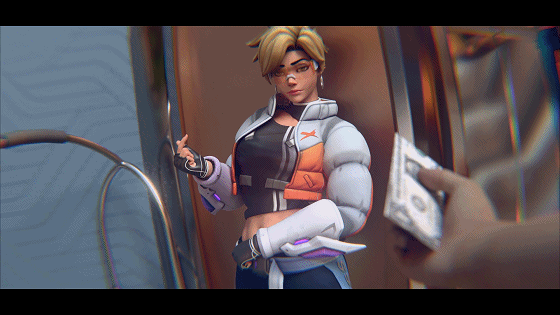 [3D动画][CV] [MEGAERA] 11月新作：Tracer Creampie 猎空 性感御姐圆润翘臀骑乘中出 [3.8G] [UC飞猫夸克]