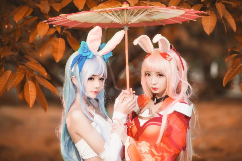 【夸克网盘】【COS】【2026.3.31】桜桃喵&疯喵ss 双人公孙离【16P-334MB】