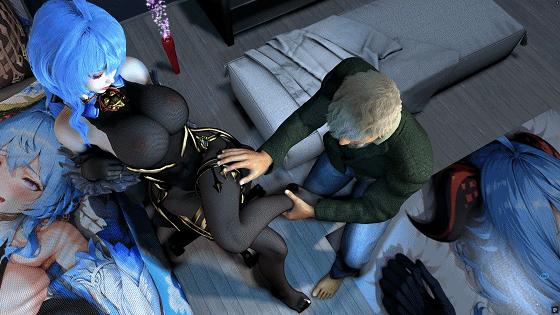 [3D动画][VAM] fengying：甘雨1 性感COS被摄影师侵犯中出 [2K60] [2.4G] [飞猫夸克]