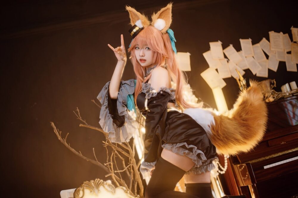 【夸克网盘】【COS】【2026.3.10】大大卷卷小卷_玉藻前漆黑の魔术服【12P_91_3MB】