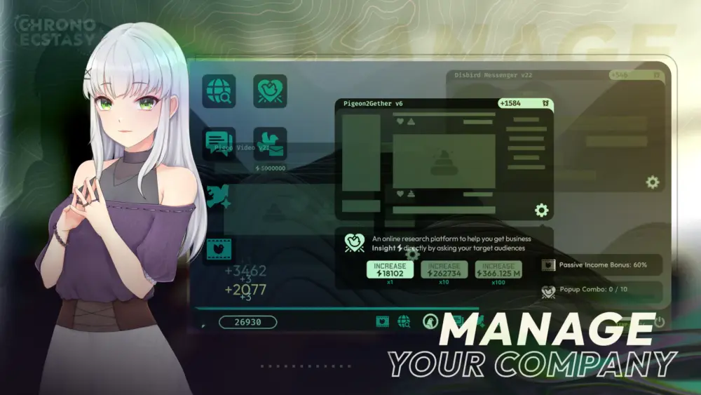 [沙盒SLG/时间停止/动态] 时间狂喜 时间停止 Chrono Ecstasy v0.3.4 机翻步兵版 [PC+安卓