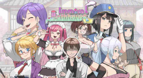 【经营SLG/动态官中/后宫】背德浴场 Immoral-Bathhouse Demo PC