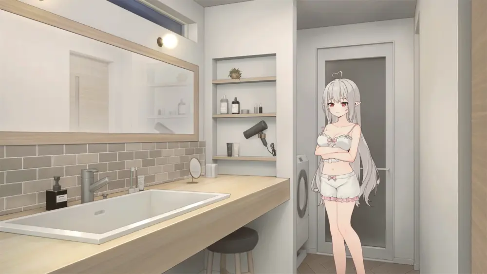 新作[互动养成SLG/同居生活/动态]和存在感薄弱妹妹一起的简单生活 存在感薄い妹との簡単生活 V1.0 官方中文版