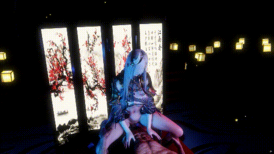 [3D动画][VAM] WX990：完美世界-柳神和申鹤-江南春 巨乳御姐上位骑乘榨精 [2V] [241M] [FM/KK]
