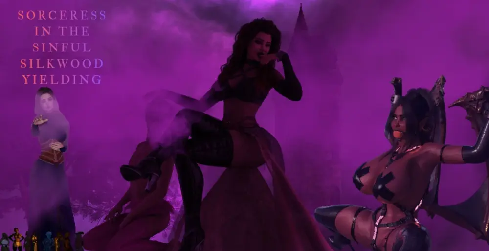 【欧美SLG/腐败】幽艳森狱 Sorceress In the Sinful Silkwood Yielding v0.4 AI汉化版【PC+安卓/3.32G/更新】