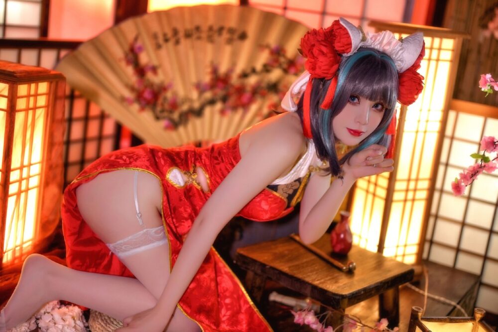 【夸克网盘】【COS】【2026.5.2】Zyra秋 - 碧蓝航线柴郡红旗袍【20P-176MB】