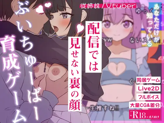新汉化[探索SLG/日常/生活] 突然同居的表妹似乎要成为VTuber了—只有我知道的秘密真面目— 突然同居した従姉妹はVTuberになるら知る秘密の素顔- v1.01 内嵌AI汉化版+存档